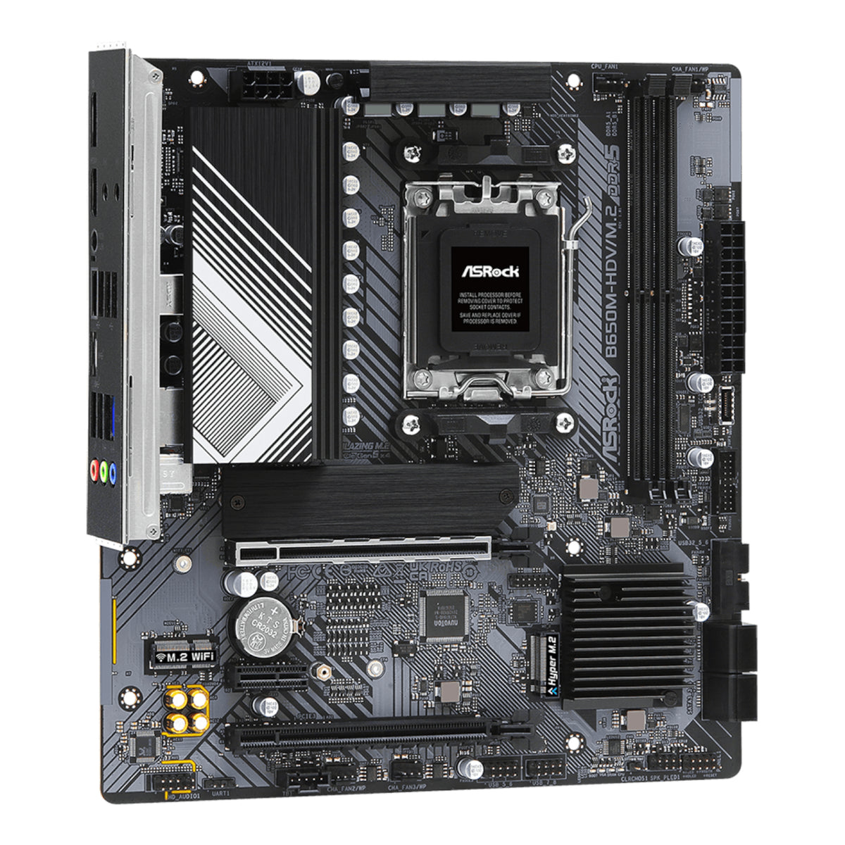 ASRock B650M-HDV/M.2 AM5 Micro-ATX Motherboard