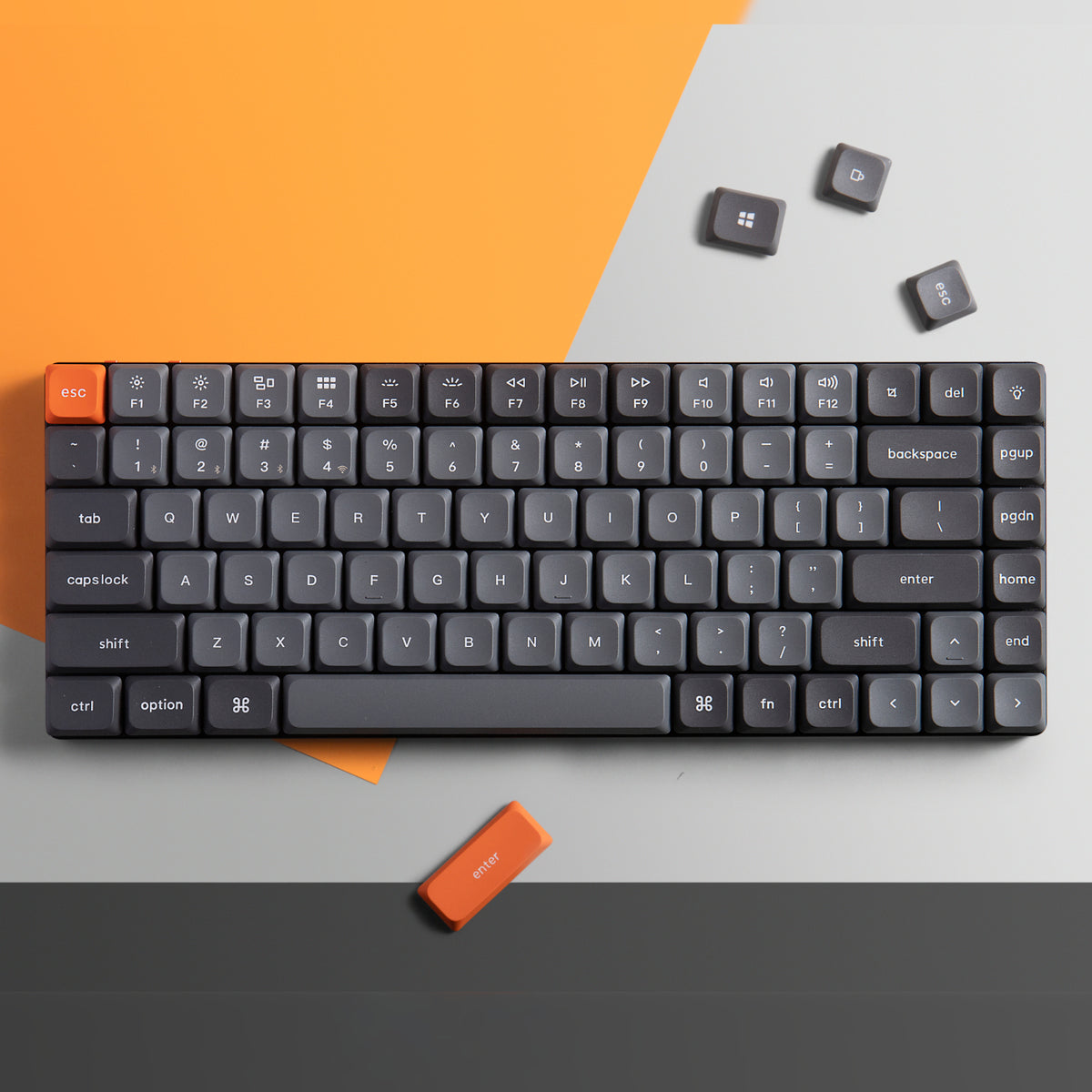 Keychron K3 Max QMK/VIA Wireless 75% Custom Mechanical Keyboard | RED Switches