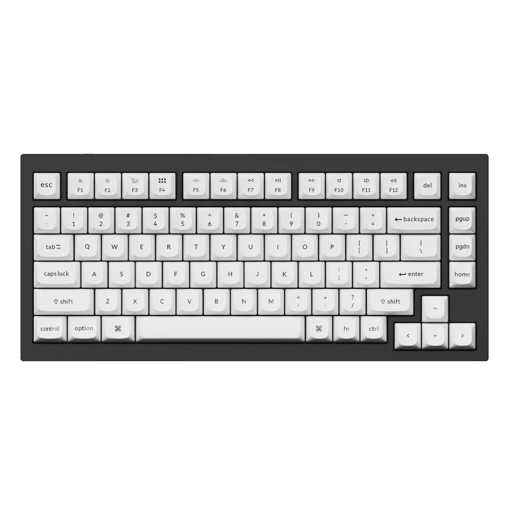 Keychron Double Shot PBT OSA Full Keycap Set - Black/White