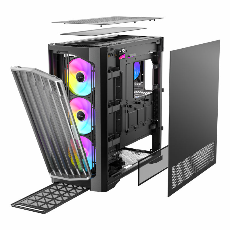 Antec Performance FT1 E-ATX |ATX |M-ATX | ITX ARGB Full-Tower Gaming Chassis - Black