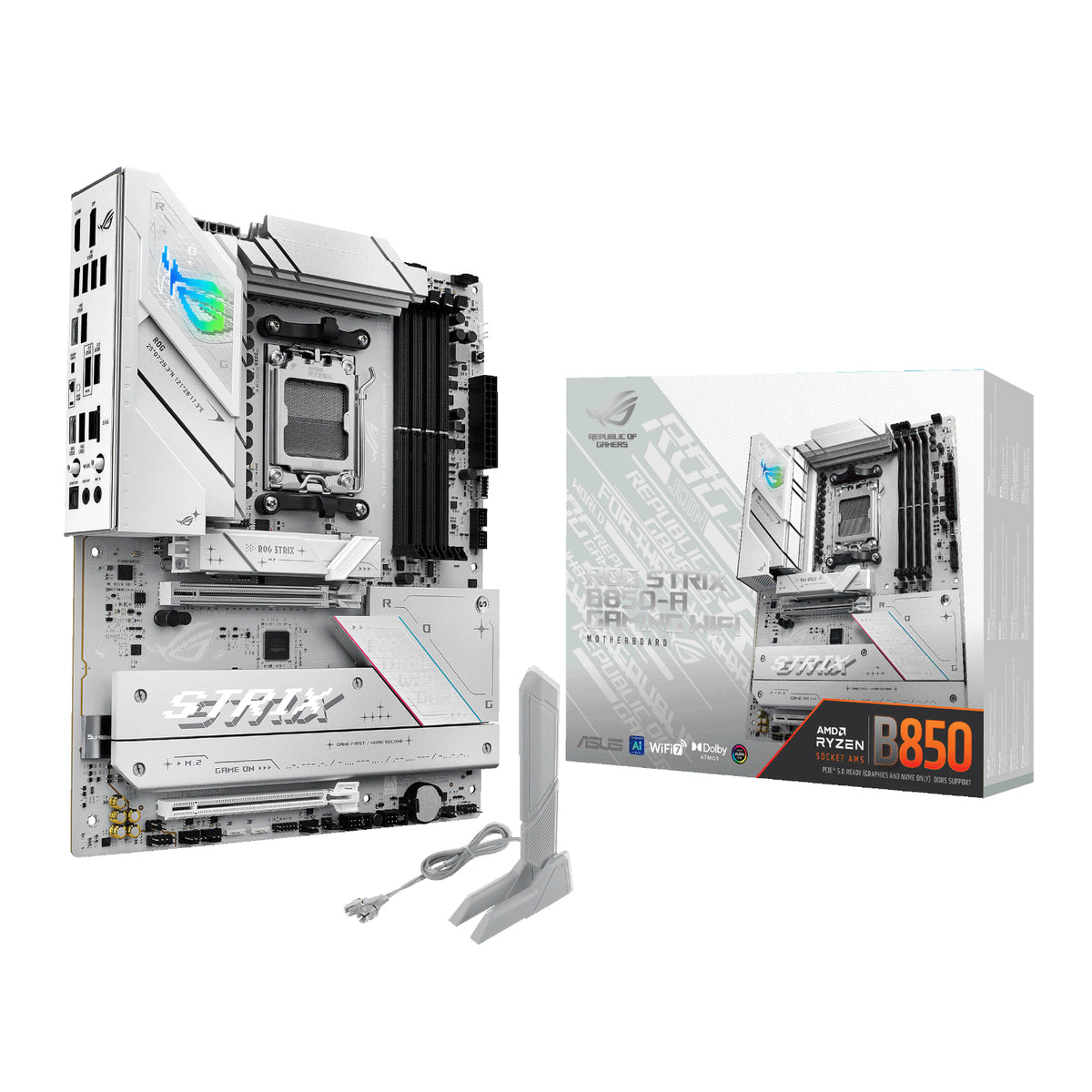 ASUS ROG STRIX B850-A Gaming AM5 ATX Gaming Motherboard