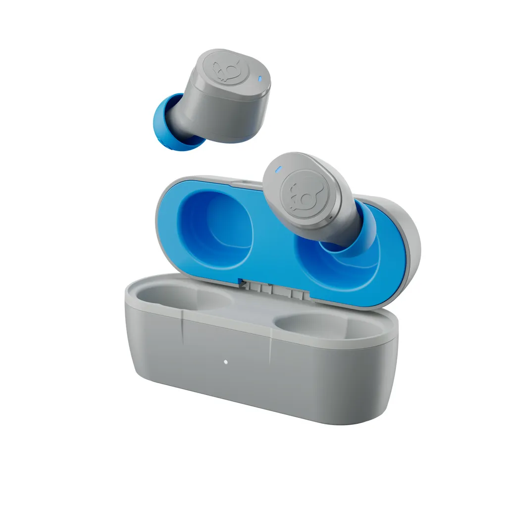 SKULLCANDY JIB TRUE 2 WIRELESS EARBUDS - LIGHT GREY/BLUE