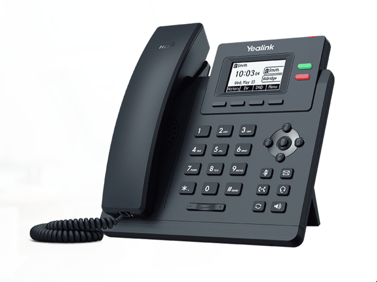 Yealink SIP-T31P 2-Line POE IP Phone Grey LCD - iDesign Communications