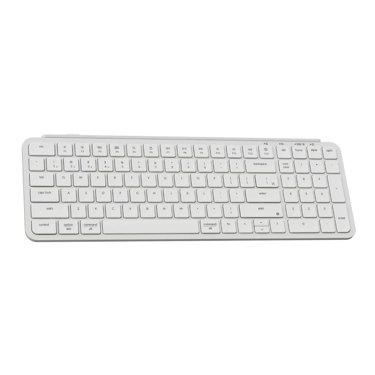 Keychron B2 Pro Ultra-Slim 96% Wireless Keyboard - Ivory White