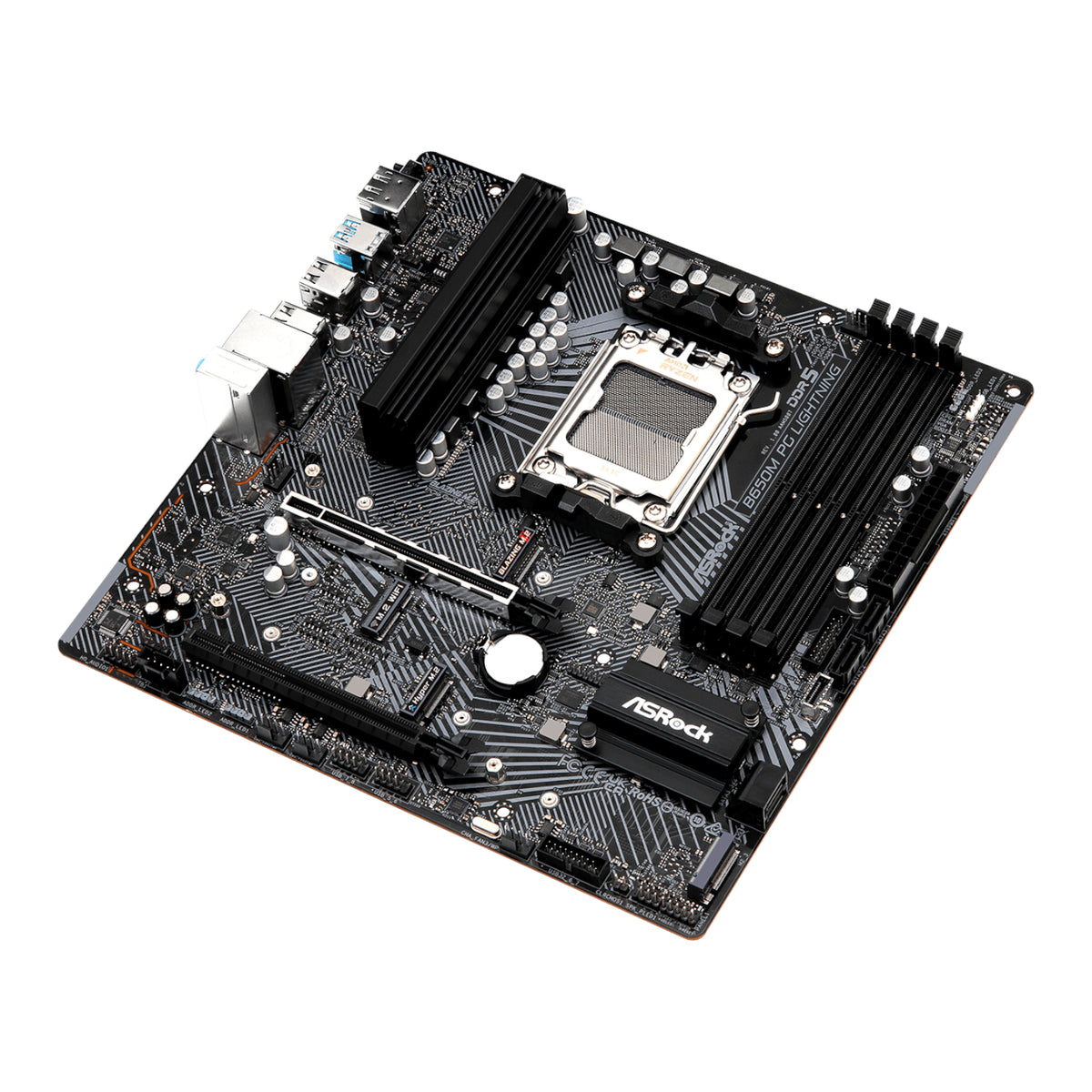ASRock B650M PG Lightning AMD AM5 Micro ATX Motherboard