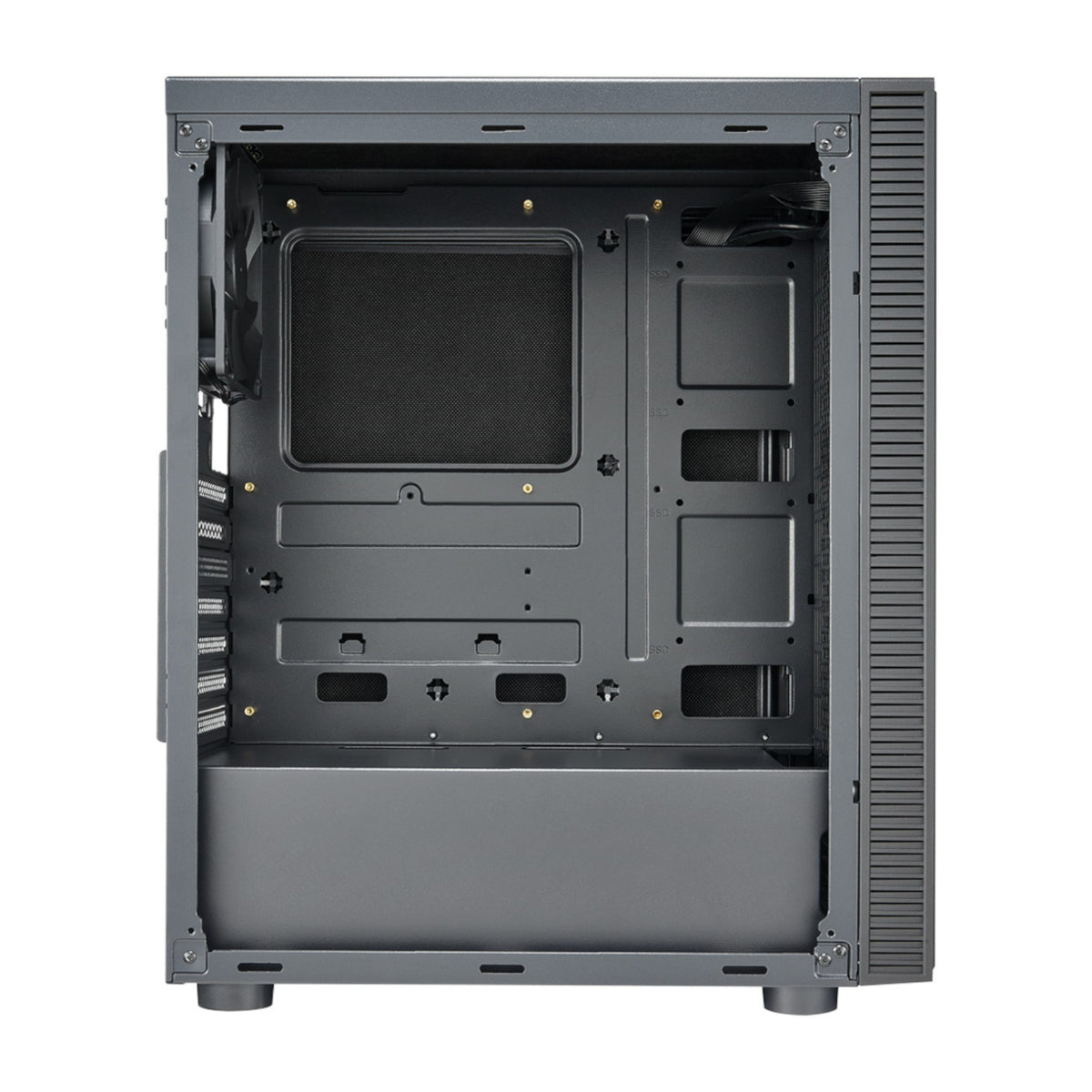FSP CMT223S ATX Mid Tower Chassis - Black