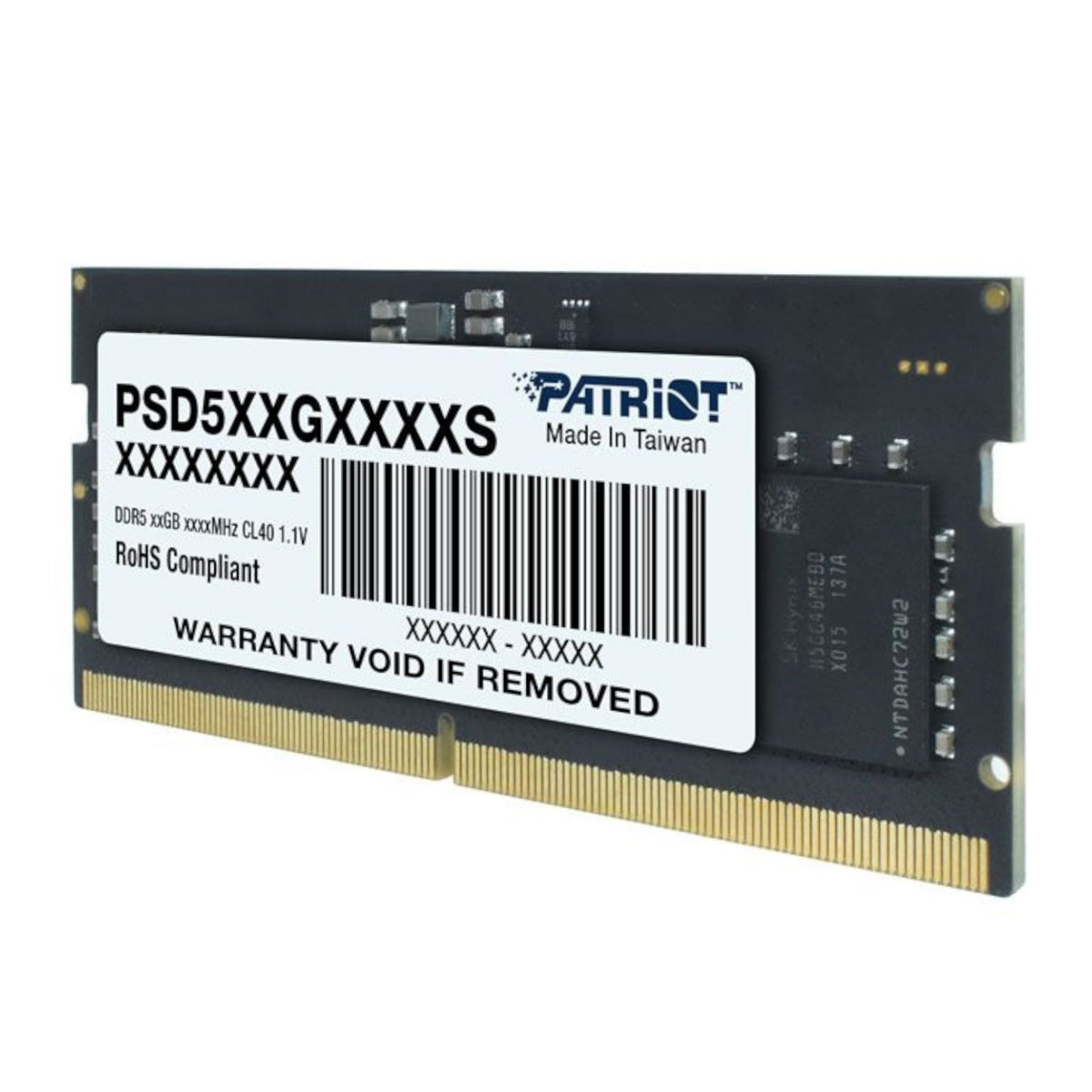 Patriot Signature Line 8GB 5600MHz DDR5 SODIMM Notebook Memory