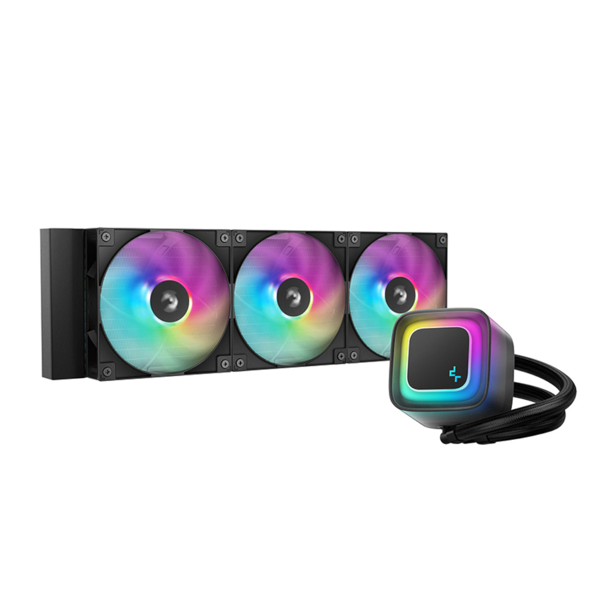 DeepCool LE360 V2 ARGB 360mm AIO Liquid Cooler - Black