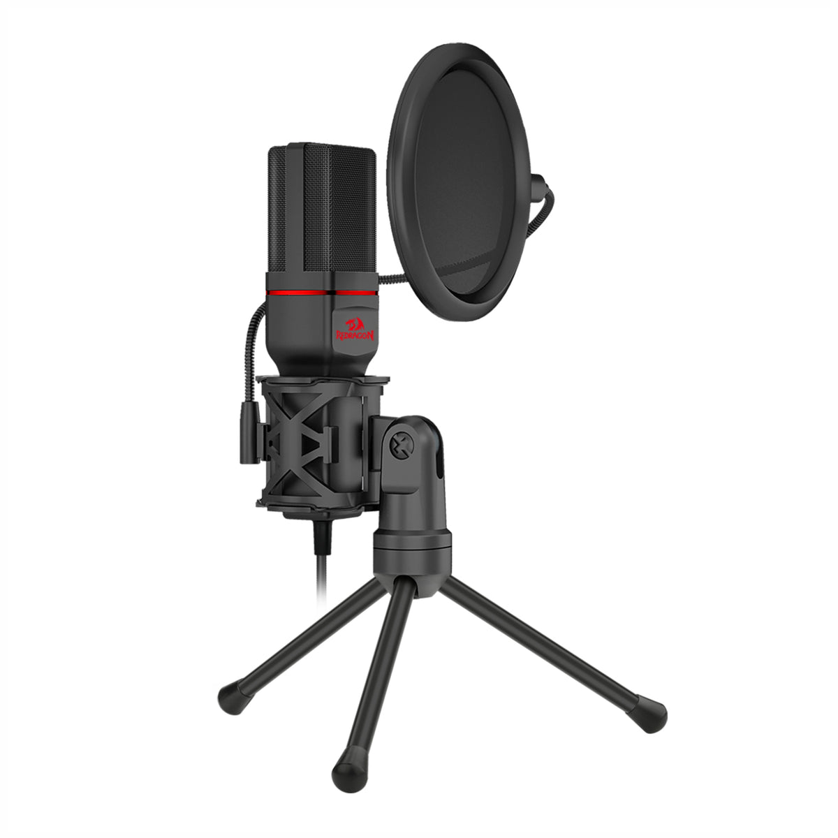 REDRAGON SEYFERT 3.5mm Aux Gaming Mic and Tripod - Black