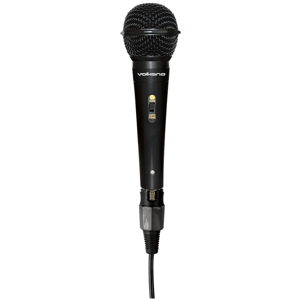 Volkano Ace Series Metal Wired Dynamic Vocal Microphone - Black