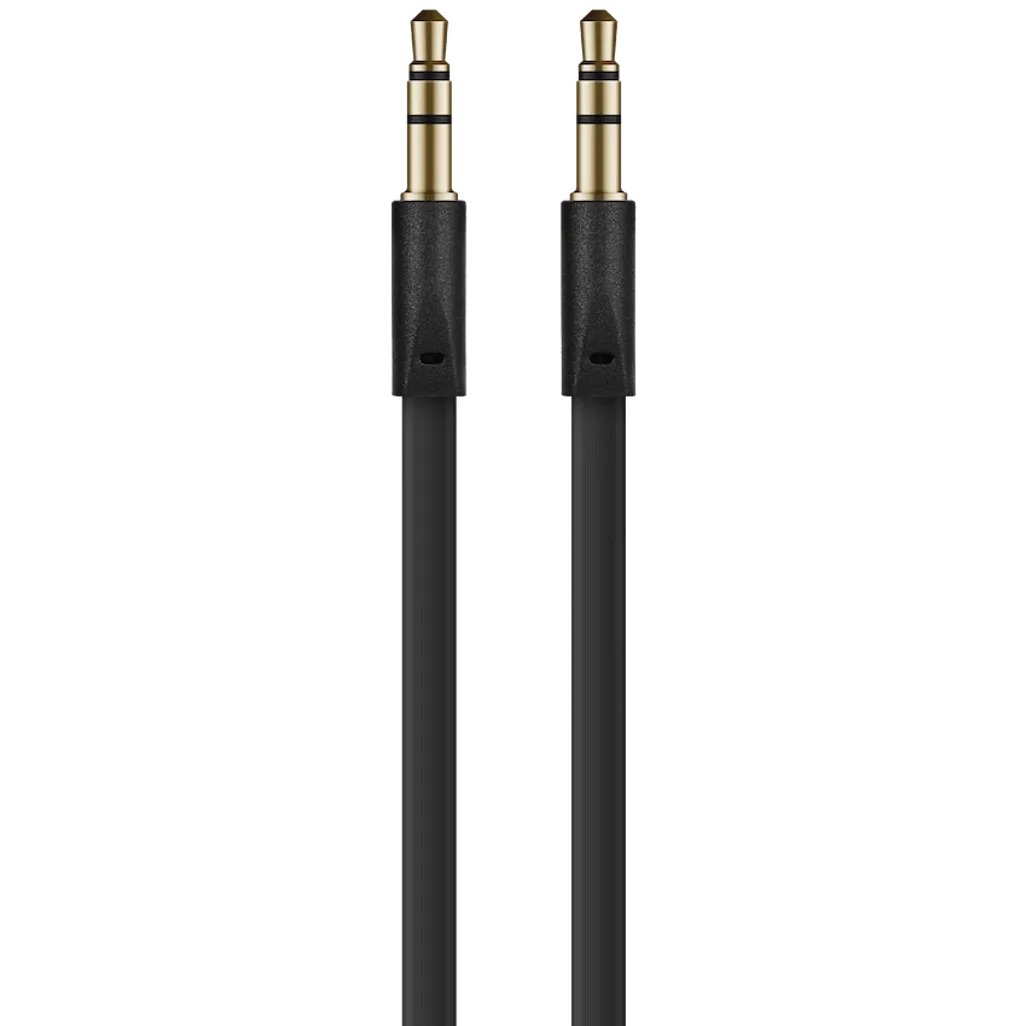 Volkano Slim Series Aux Cable 2m - Black