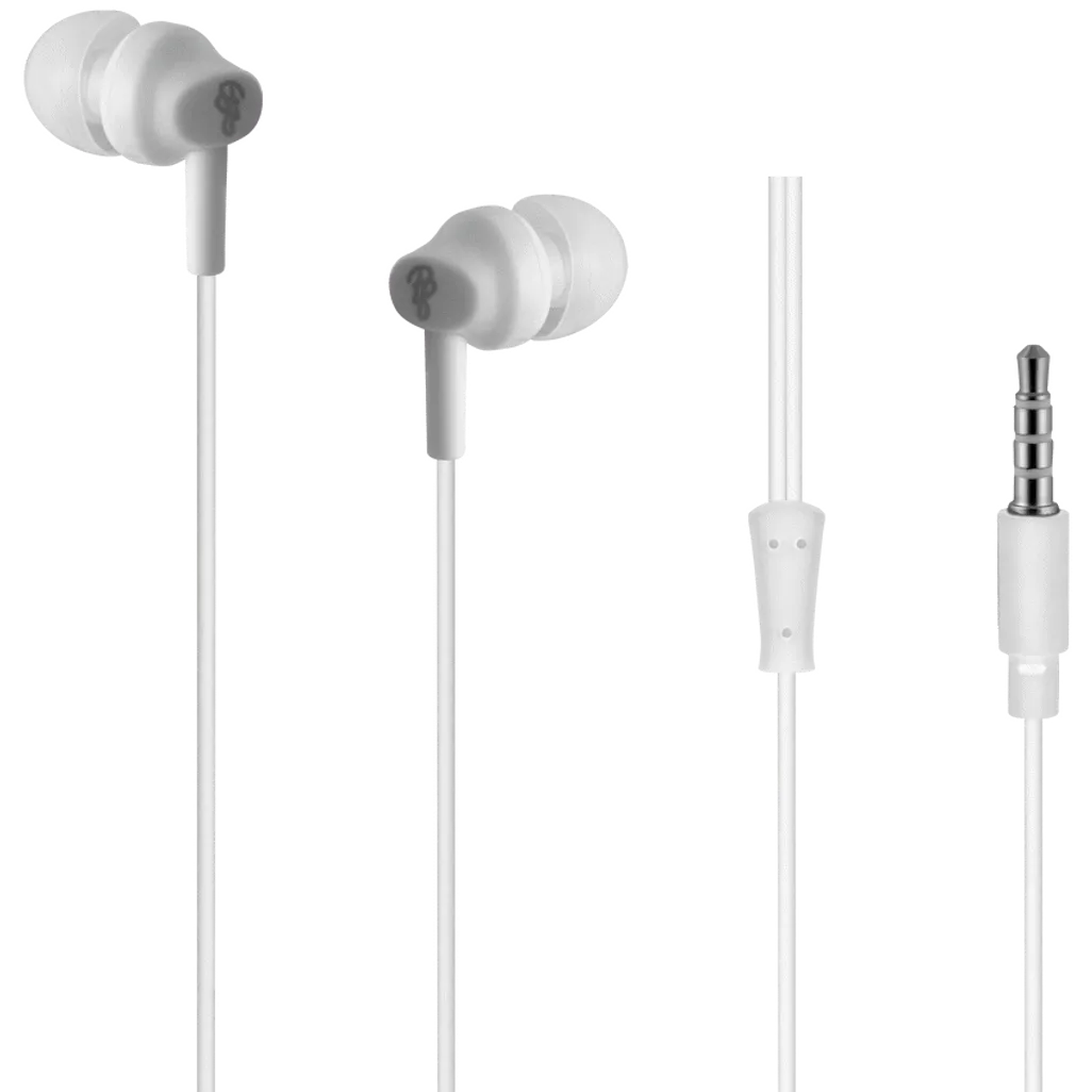 Pro Bass Genesis Series 3.5mm Wired Earphones (No Mic) - White
