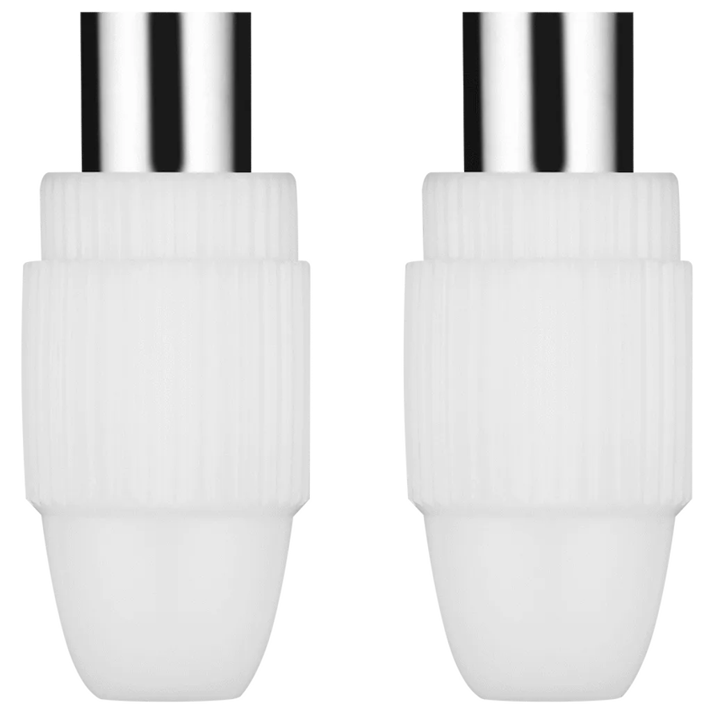 Volkano 1x Male 1x Female Coax Plugs