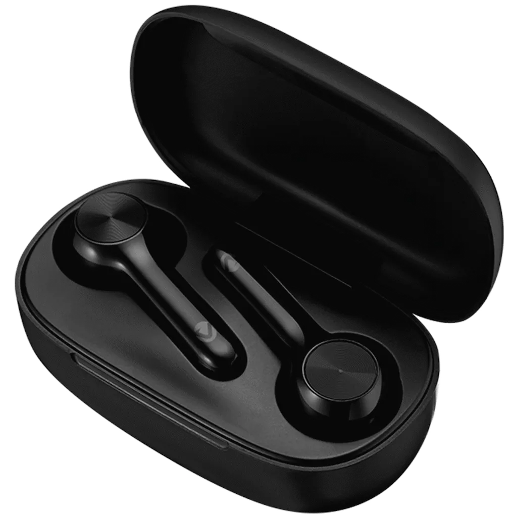 Volkano Libra Series TWS Earphones + Charging Case - Black