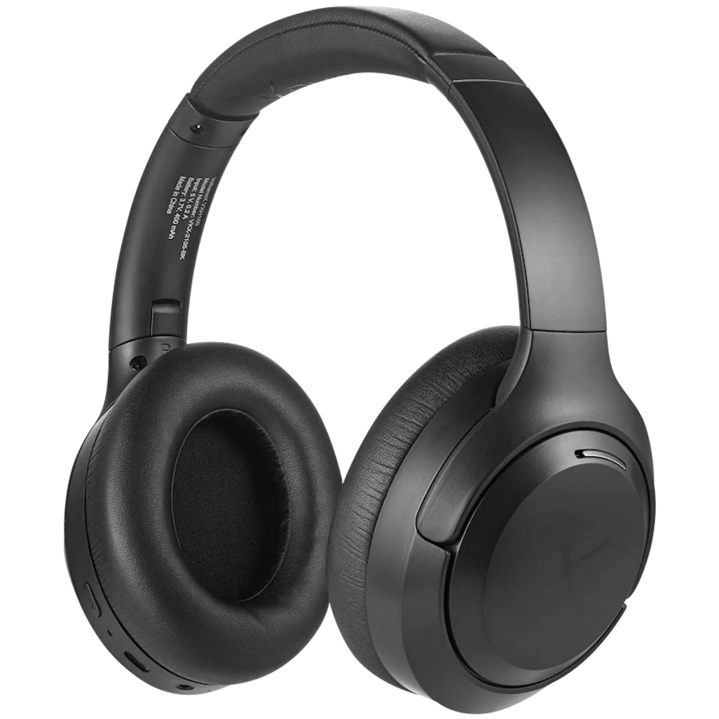 VolkanoX VXH100 Bluetooth Headphones with ANC - Black