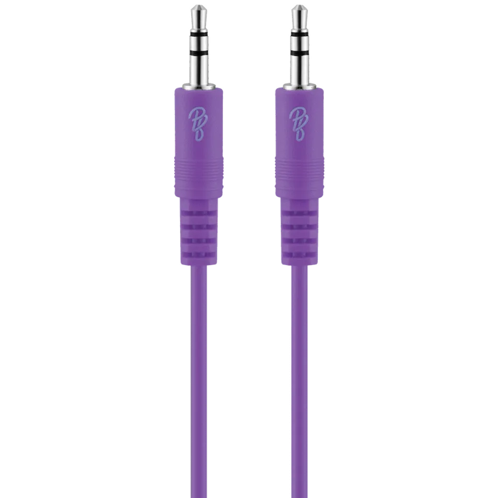 Pro Bass Unite Series - Boxed Auxiliary Cable - Purple