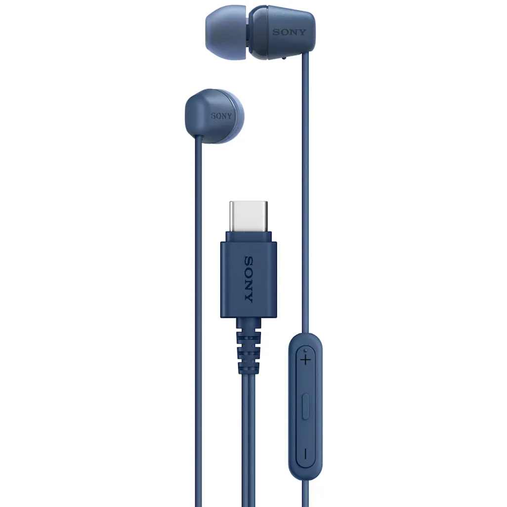 Sony EX15C USB-C Wired In-Ear Earphones - Blue