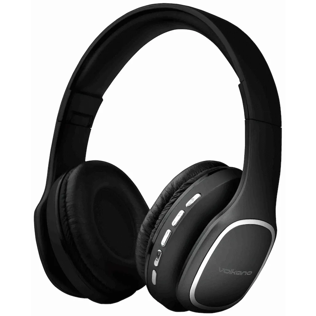 Volkano Phonic Series Bluetooth Full Size Headphones - Black