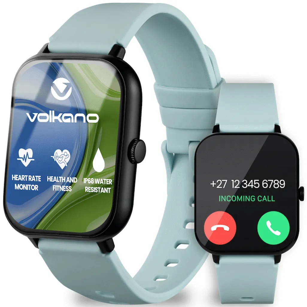 Volkano Chroma Series Smartwatch with Teal Strap