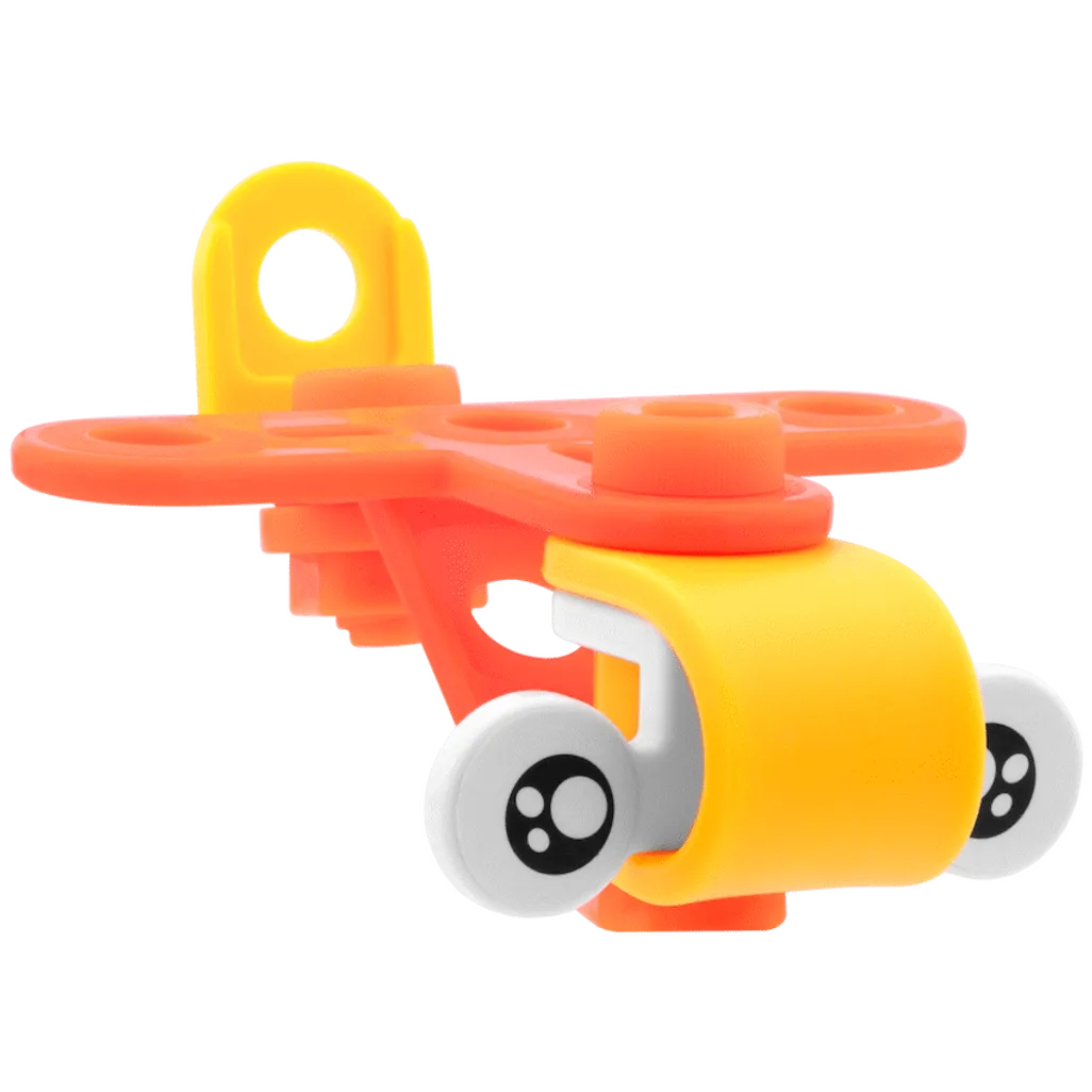 Edu-matic Flexi Build Mini Kit - Airplane - 12 pcs
