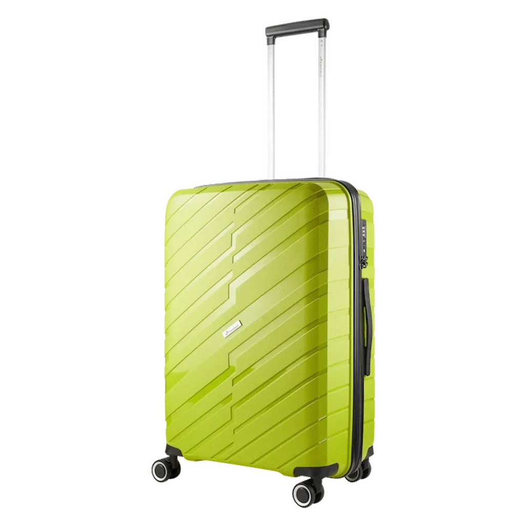 Travelwize Java PP 4-Wheel Spinner 55cm Luggage - Lime