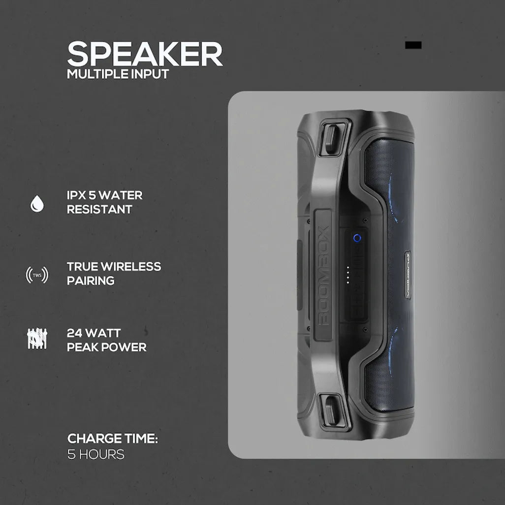 VolkanoX Adder Series Bluetooth Speaker - Black