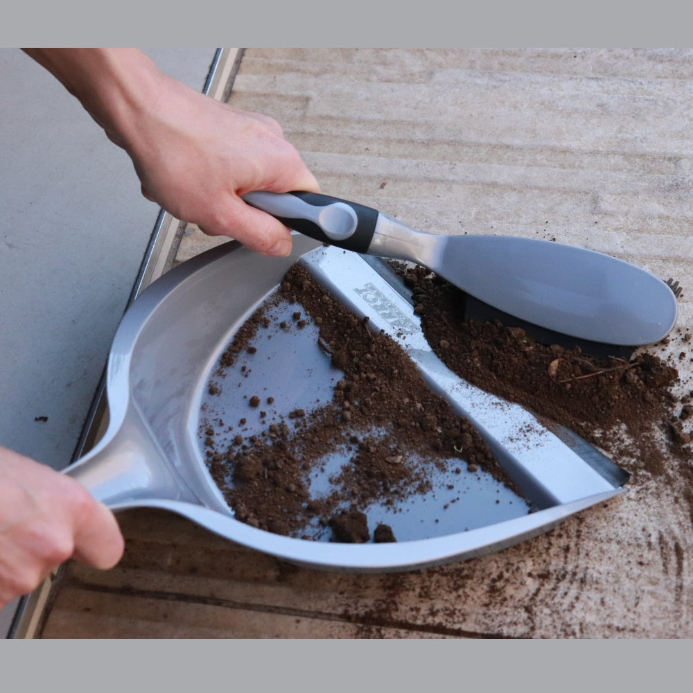 Janitorial Rubber Dustpan and Brush