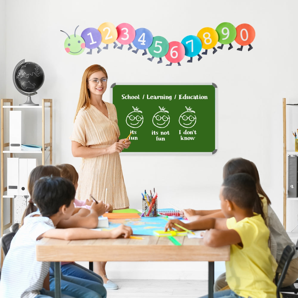 Chalk Board Non-Magnetic (Aluminium Frame - 1200*900mm)