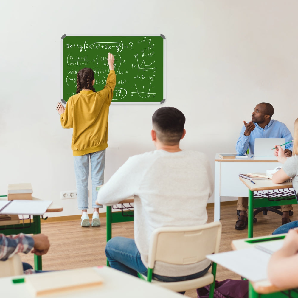 Chalk Board Non-Magnetic (Aluminium Frame - 1000*1000mm)