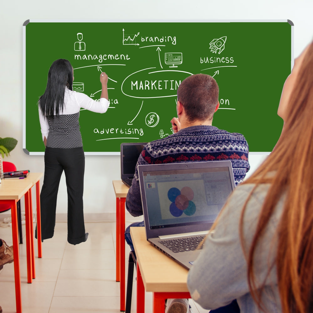 Chalk Board Non-Magnetic (Aluminium Frame - 2000*1200mm)