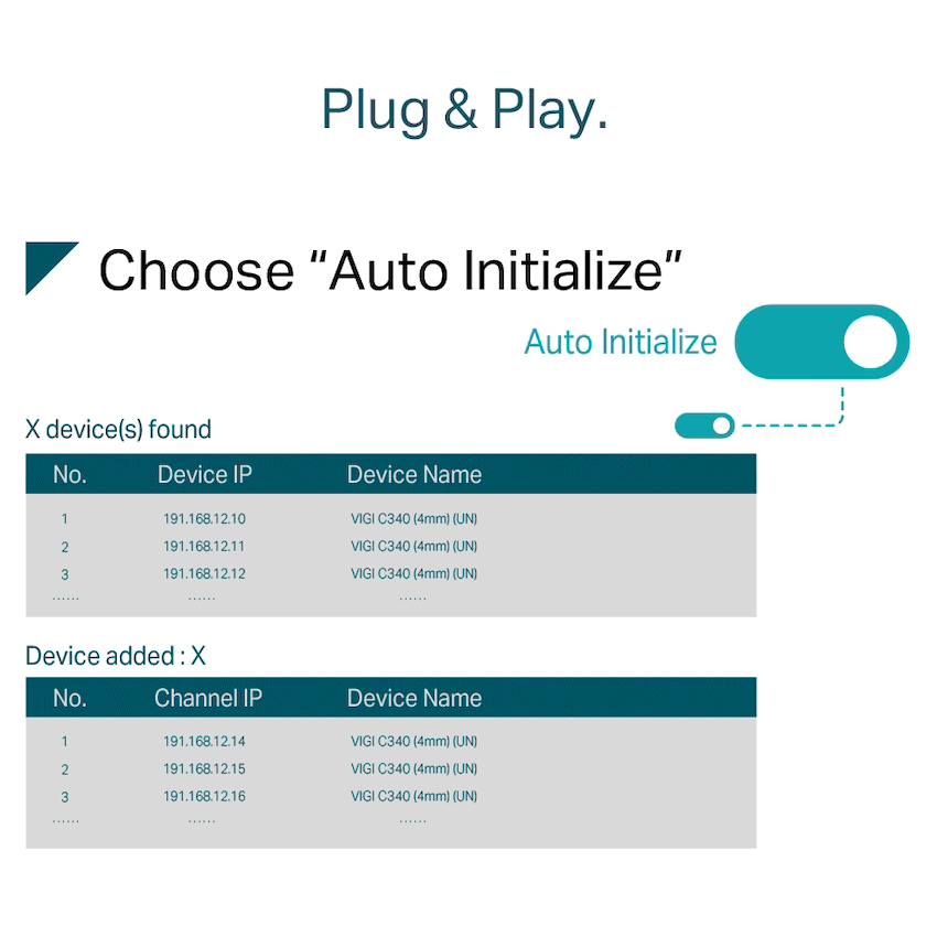 TP-Link VIGI 4-Channel POE+ NVR