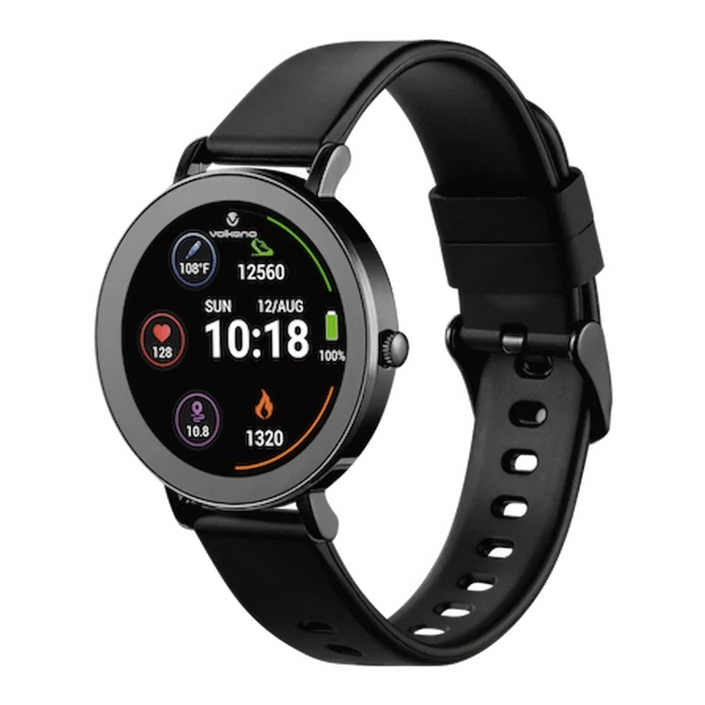 Volkano Aurora Series Ladies Smart Watch - Black