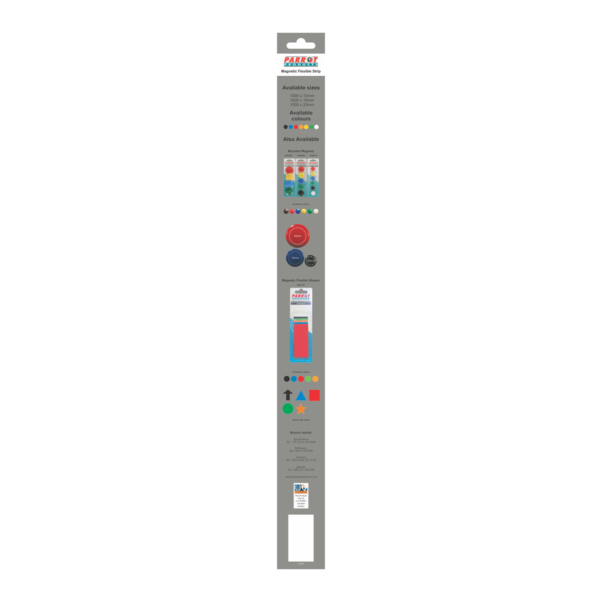 Magnetic Flexible Strip (1000*15mm - Blue)