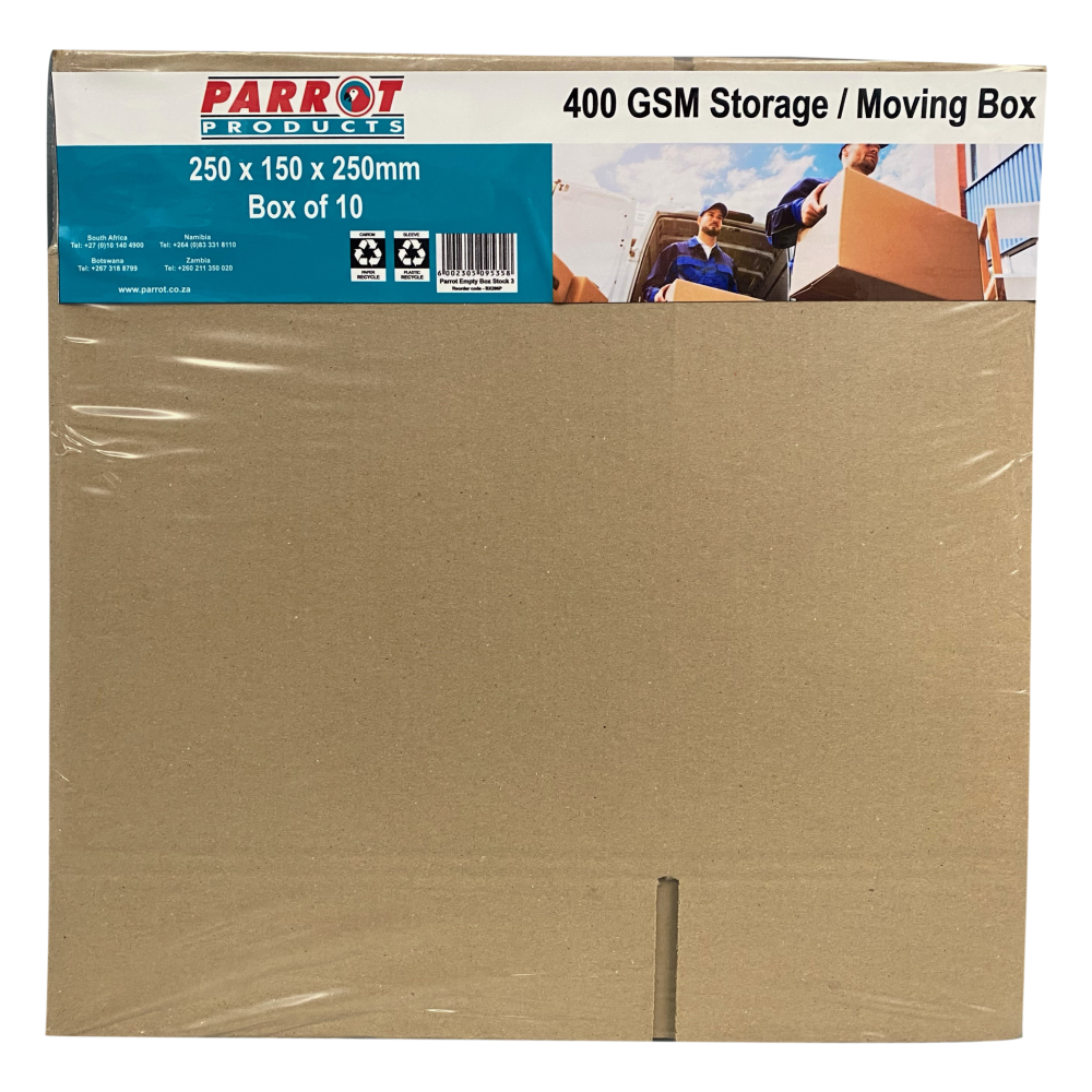 PARROT Empty Box Stock 3 250 X 150 X 250mm (Pack of 10)