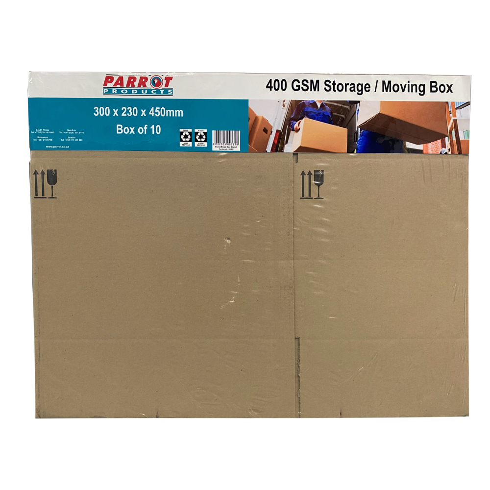 PARROT Empty Box Stock 5 300 X 230 X 450mm (Pack of 10)