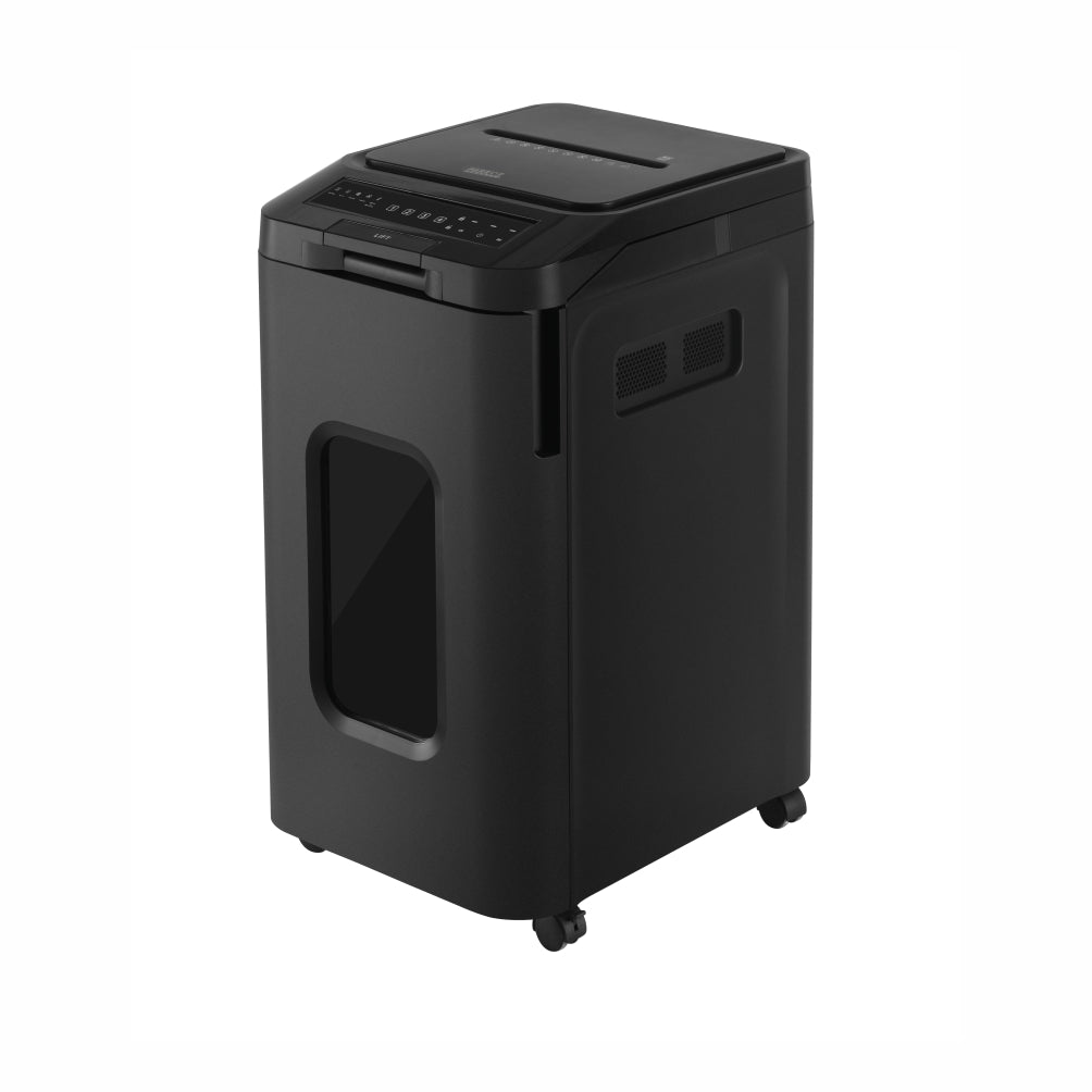 SHREDDER PAPER 400 SHEET 4 X 12MM MINI CROSS CUT AUTO FEED