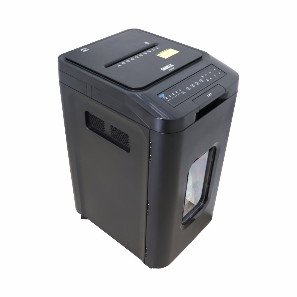 SHREDDER PAPER 400 SHEET 4 X 12MM MINI CROSS CUT AUTO FEED
