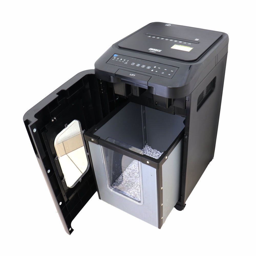 SHREDDER PAPER 400 SHEET 4 X 12MM MINI CROSS CUT AUTO FEED