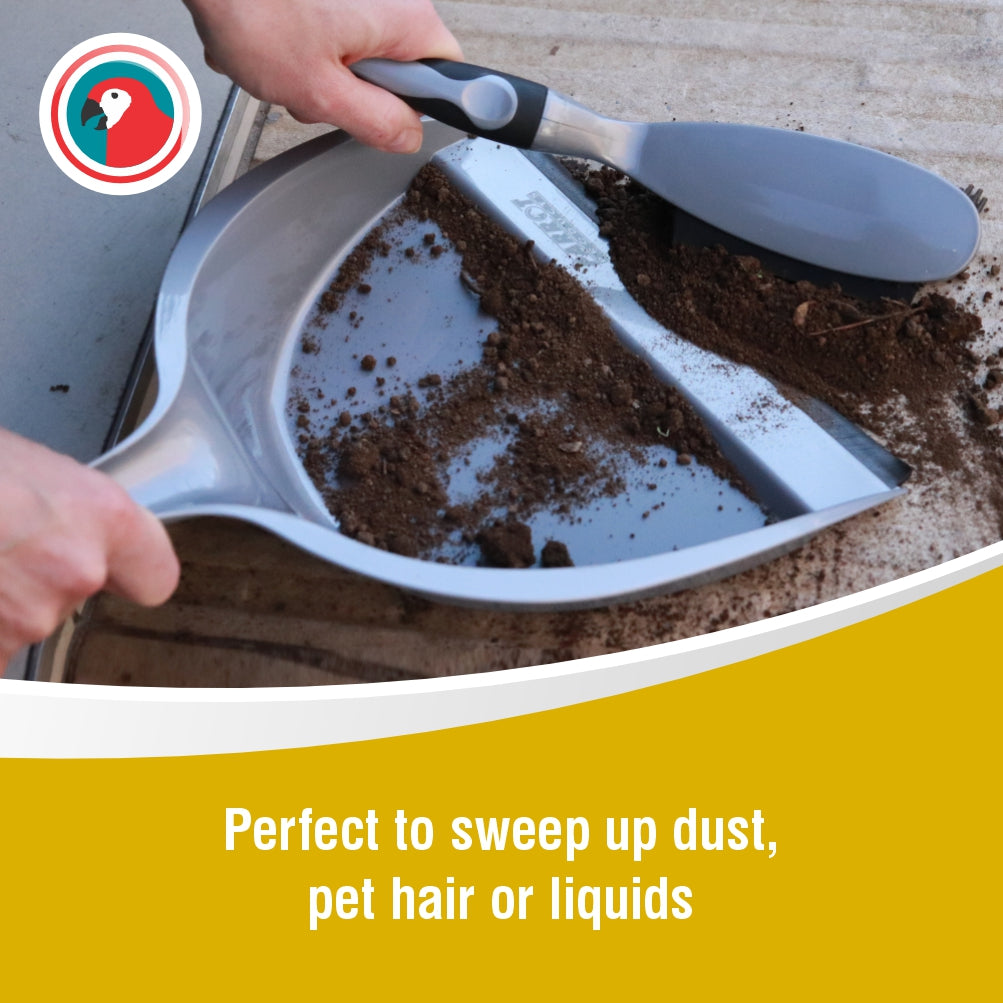 Janitorial Rubber Dustpan and Brush