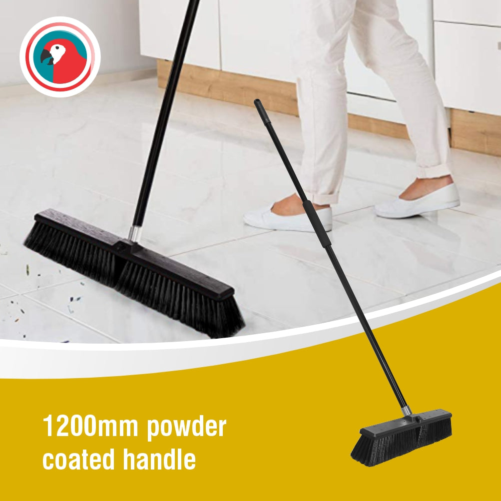 Janitorial Yard Broom Hard Bristle 450mm