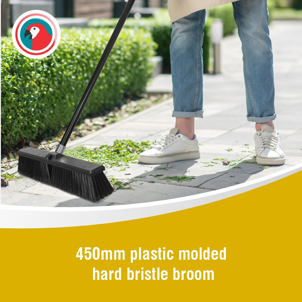 Janitorial Yard Broom Hard Bristle 450mm