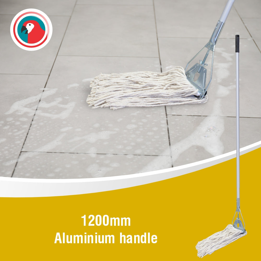 Janitorial Fan Mop 400G with Aluminium Handle