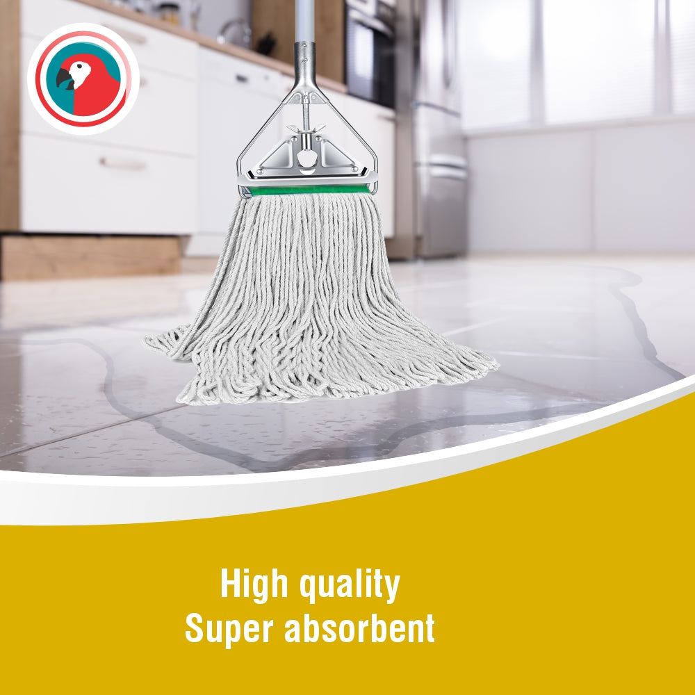 Janitorial Fan Mop 400G with Aluminium Handle
