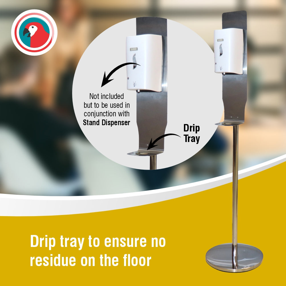Janitorial Dispenser Stand - Stainless Steel