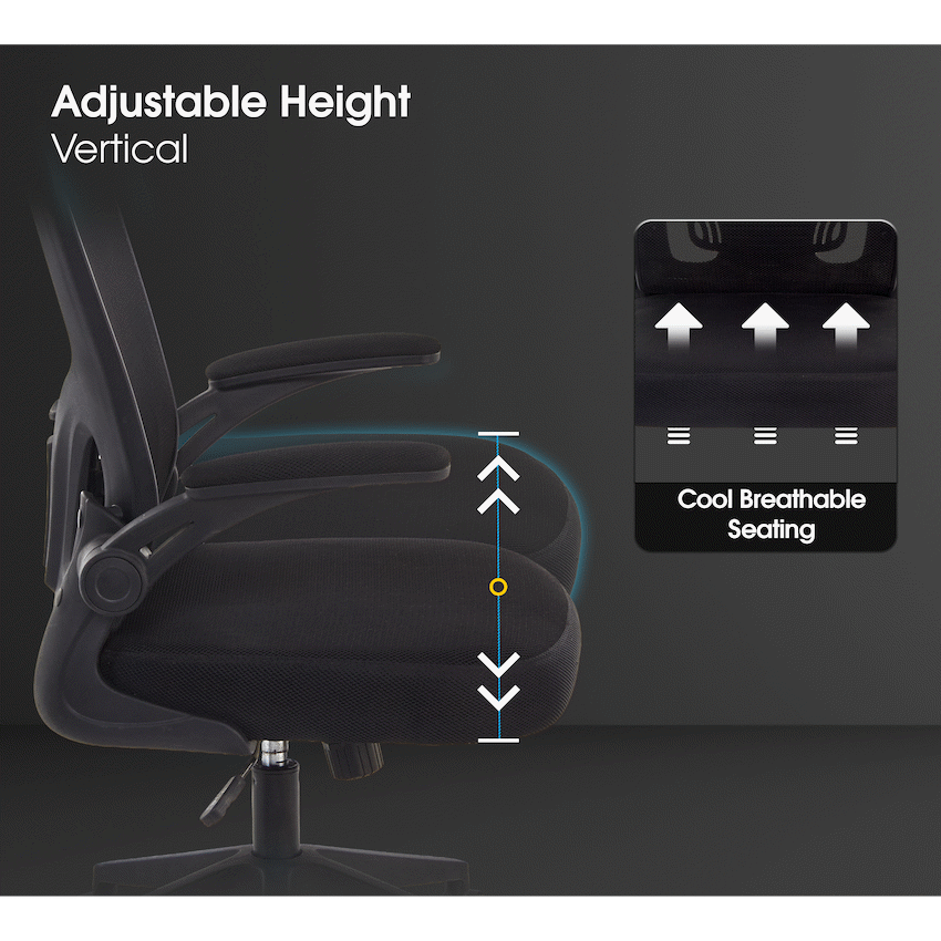 Everfurn Stagio Ergo High Back Office Chair