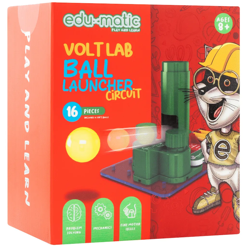 Edu-matic Volt Lab Ball Launcher Circuit