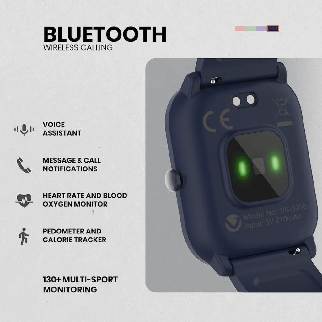 Volkano Vivo Series Kids Smart Watch - Dark Blue