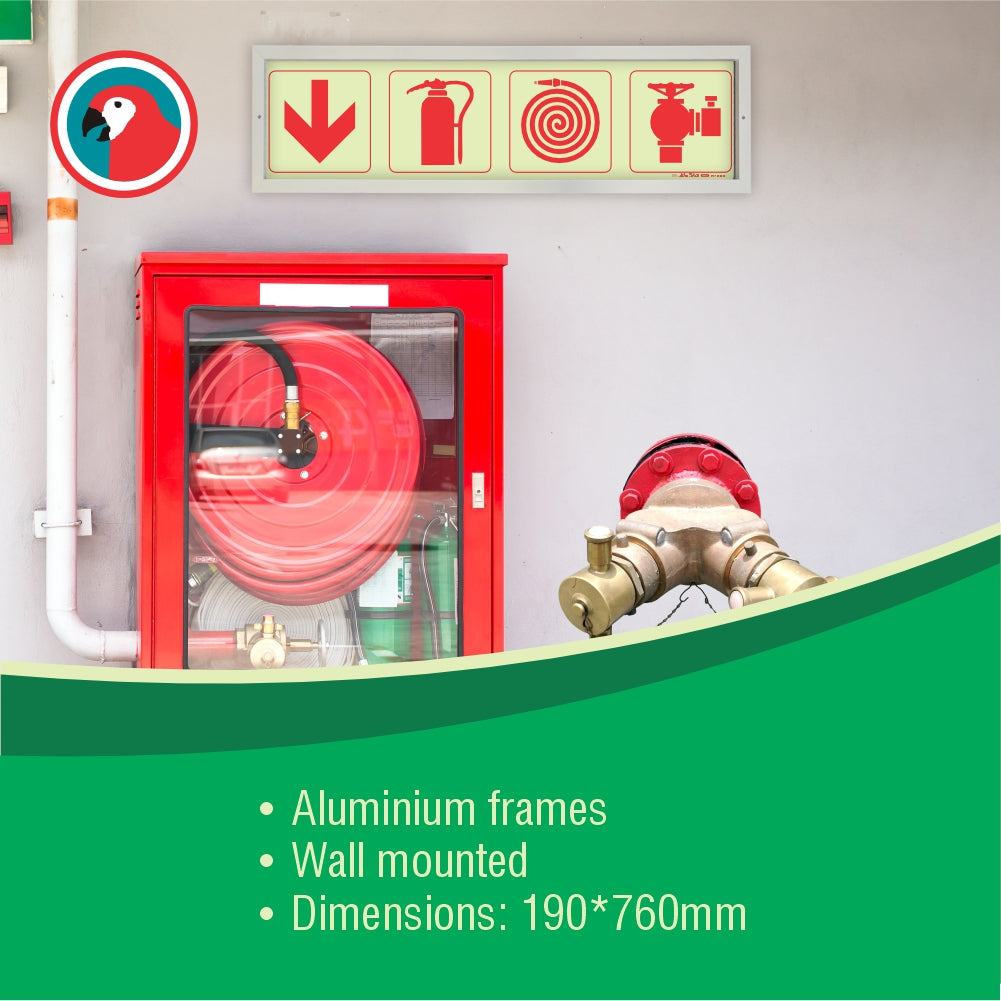Aluminium Sign Frame 190x760mm
