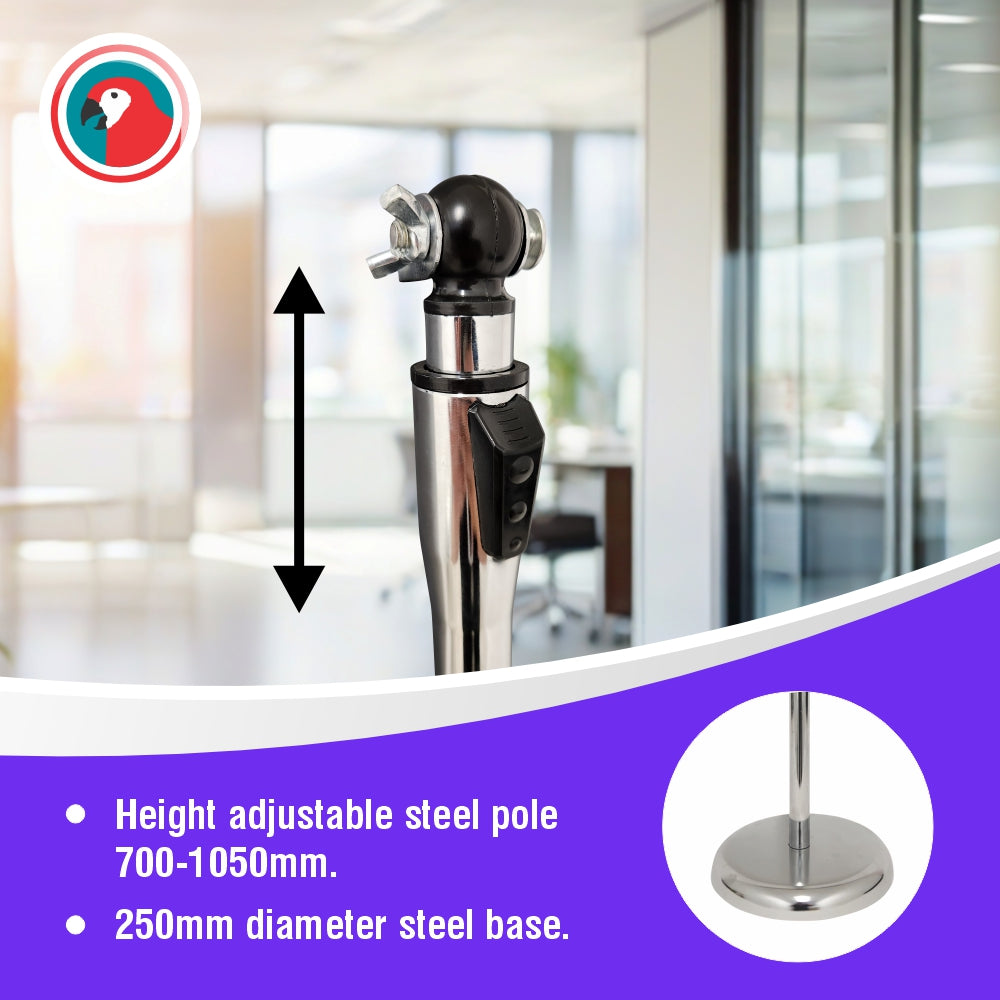 Lollipop aluminium poster frame stand A4