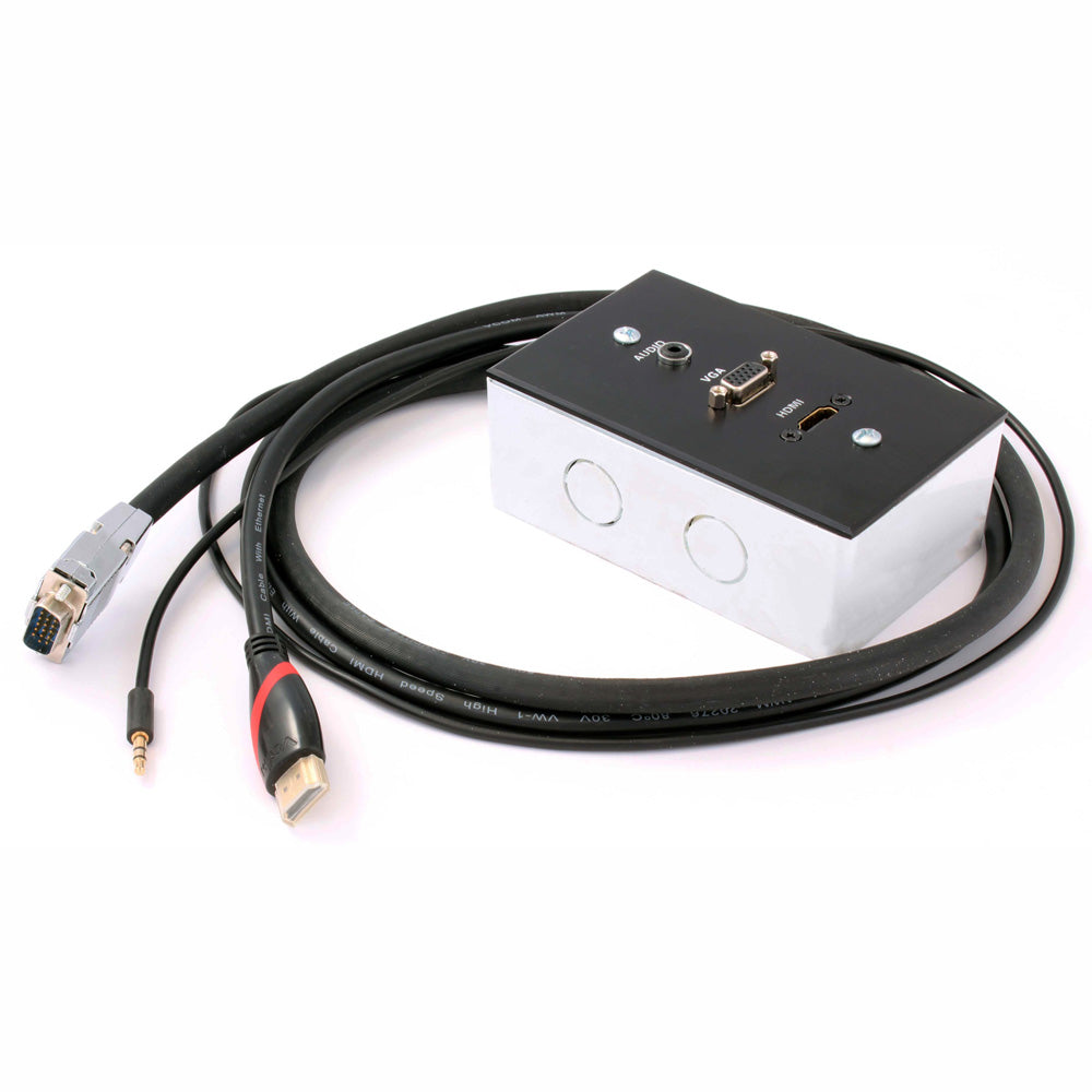 Wall Box Female HDMI | VGA | Aux | Ethernet | USB A Port